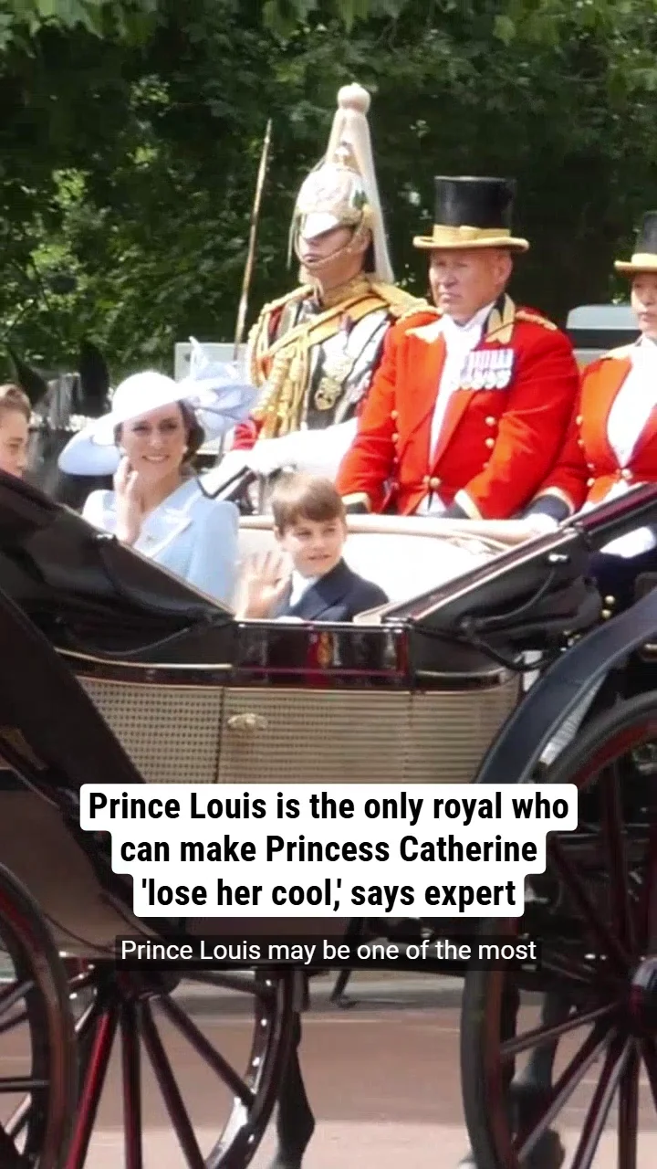 Prince Louis is the only royal who can make Princess Catherine 'lose her cool,' says expert