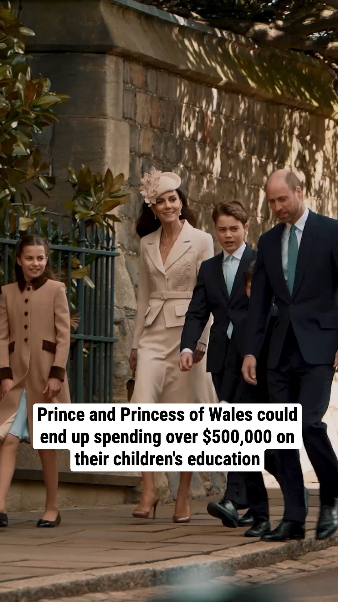 Prince and Princess of Wales could end up spending over $500,000 on their children's education