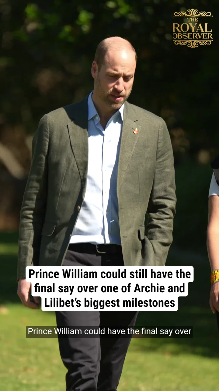 Prince William could still have the final say over one of Archie and Lilibet’s biggest milestones