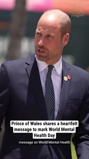 Prince of Wales shares a heartfelt message to mark World Mental Health Day