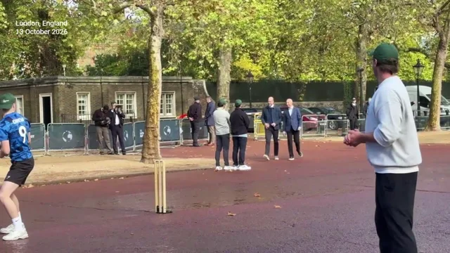Prince of Wales Joins Cricket Stars For a Special Event in London
