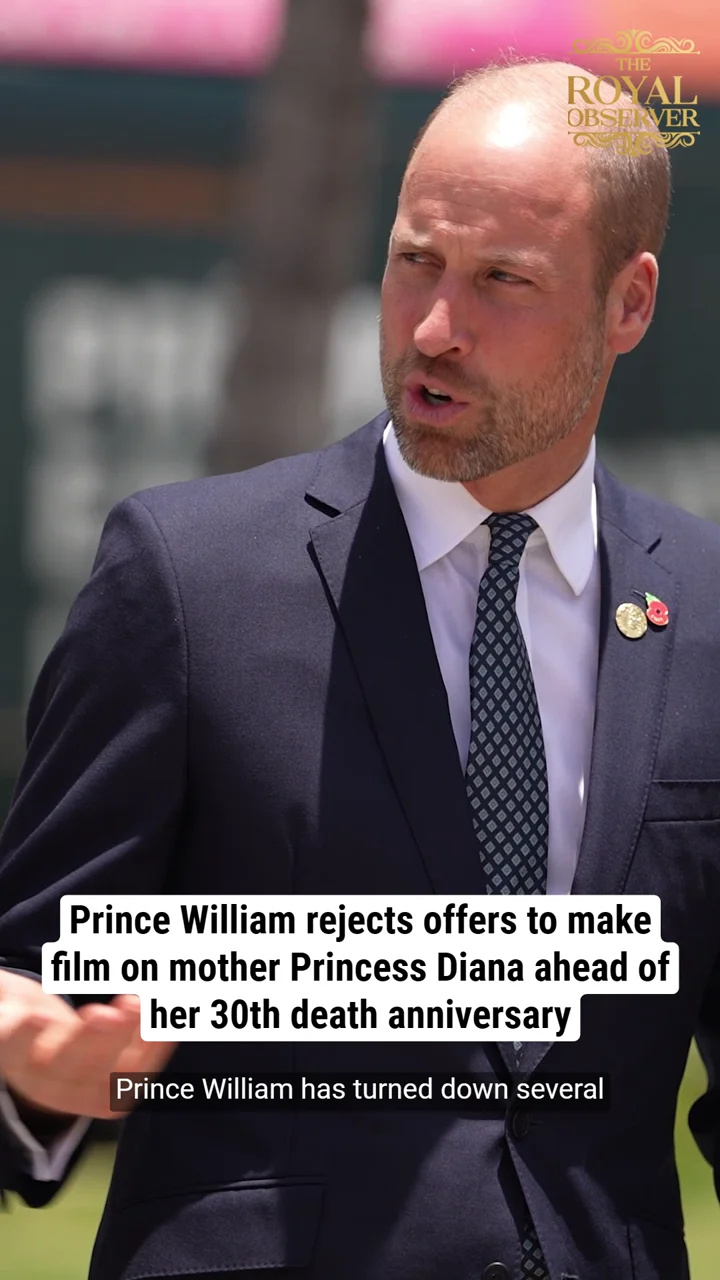 Prince William rejects offers to make film on mother Princess Diana ahead of her 30th death anniversary