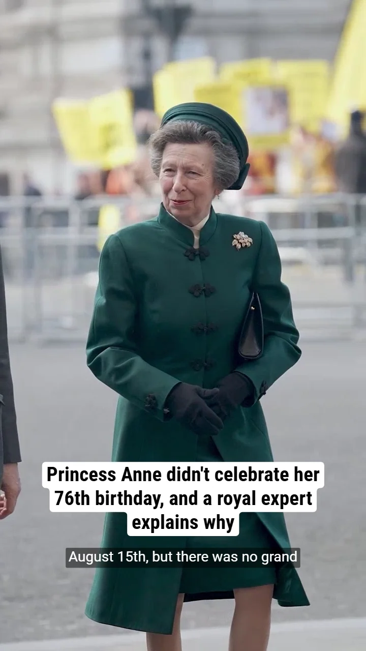 Princess Anne didn't celebrate her 76th birthday, and a royal expert explains why
