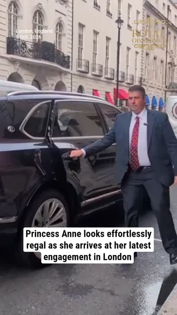 Princess Anne looks effortlessly regal as she arrives at her latest engagement in London
