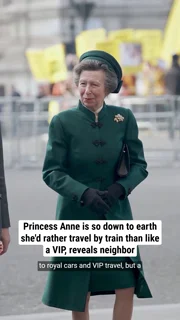 Princess Anne is so down to earth she'd rather travel by train than like a VIP, reveals neighbor