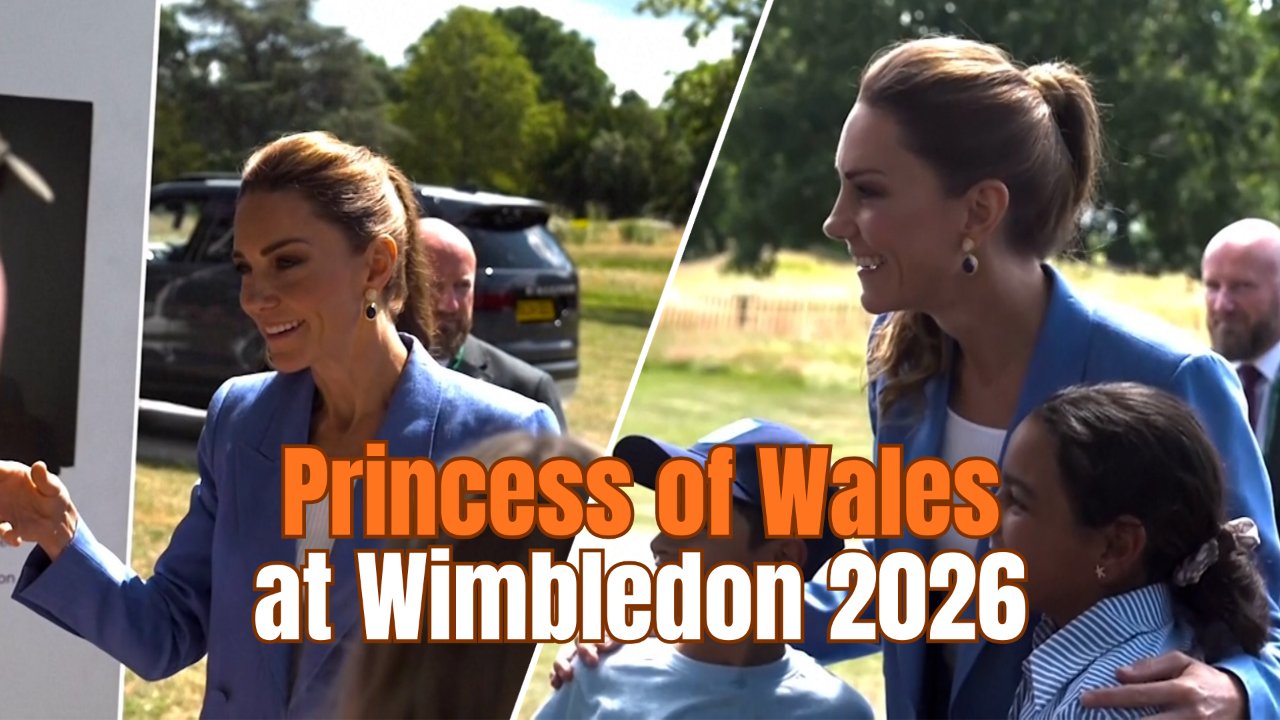 Princess of Wales delights tennis fans by taking on ticket duties at Wimbledon