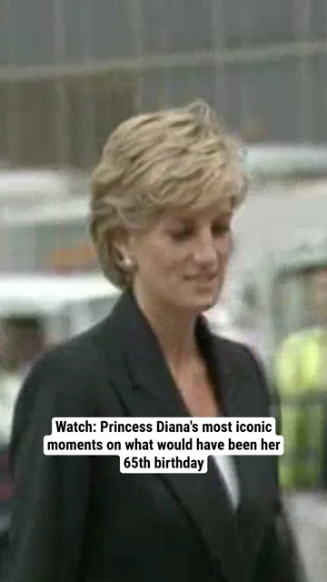 Watch: Princess Diana's most iconic moments on what would have been her 65th birthday