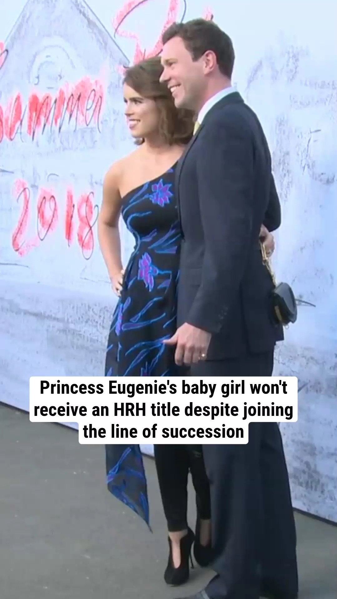 Princess Eugenie's baby girl won't receive an HRH title despite joining the line of succession