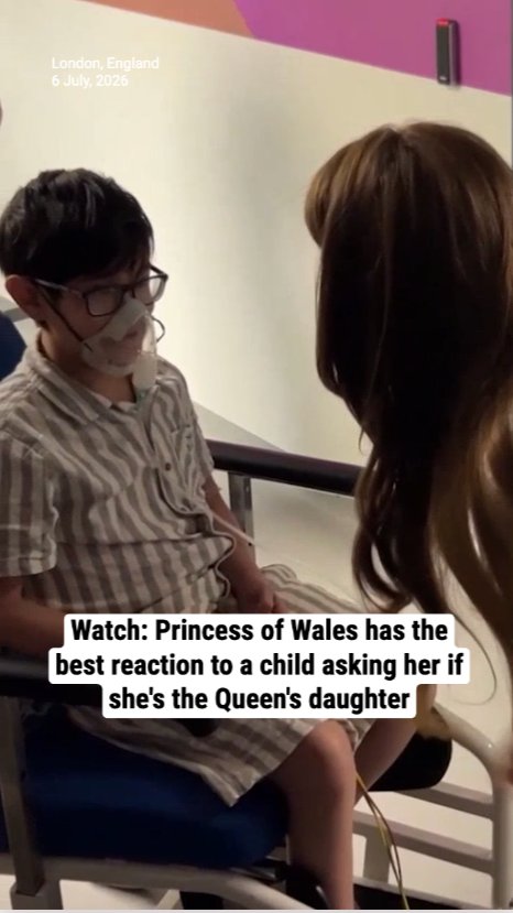 Watch: Princess of Wales has the best reaction to a child asking her if she's the Queen's daughter