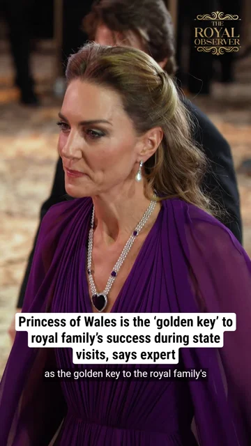 Princess of Wales is the ‘golden key’ to royal family’s success during state visits, says expert