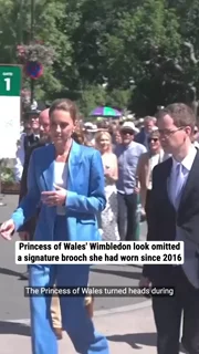 Princess of Wales' Wimbledon look omitted a signature brooch she had worn since 2016