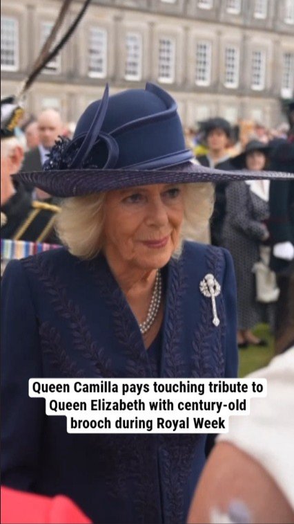 Queen Camilla pays touching tribute to Queen Elizabeth with century-old brooch during Royal Week