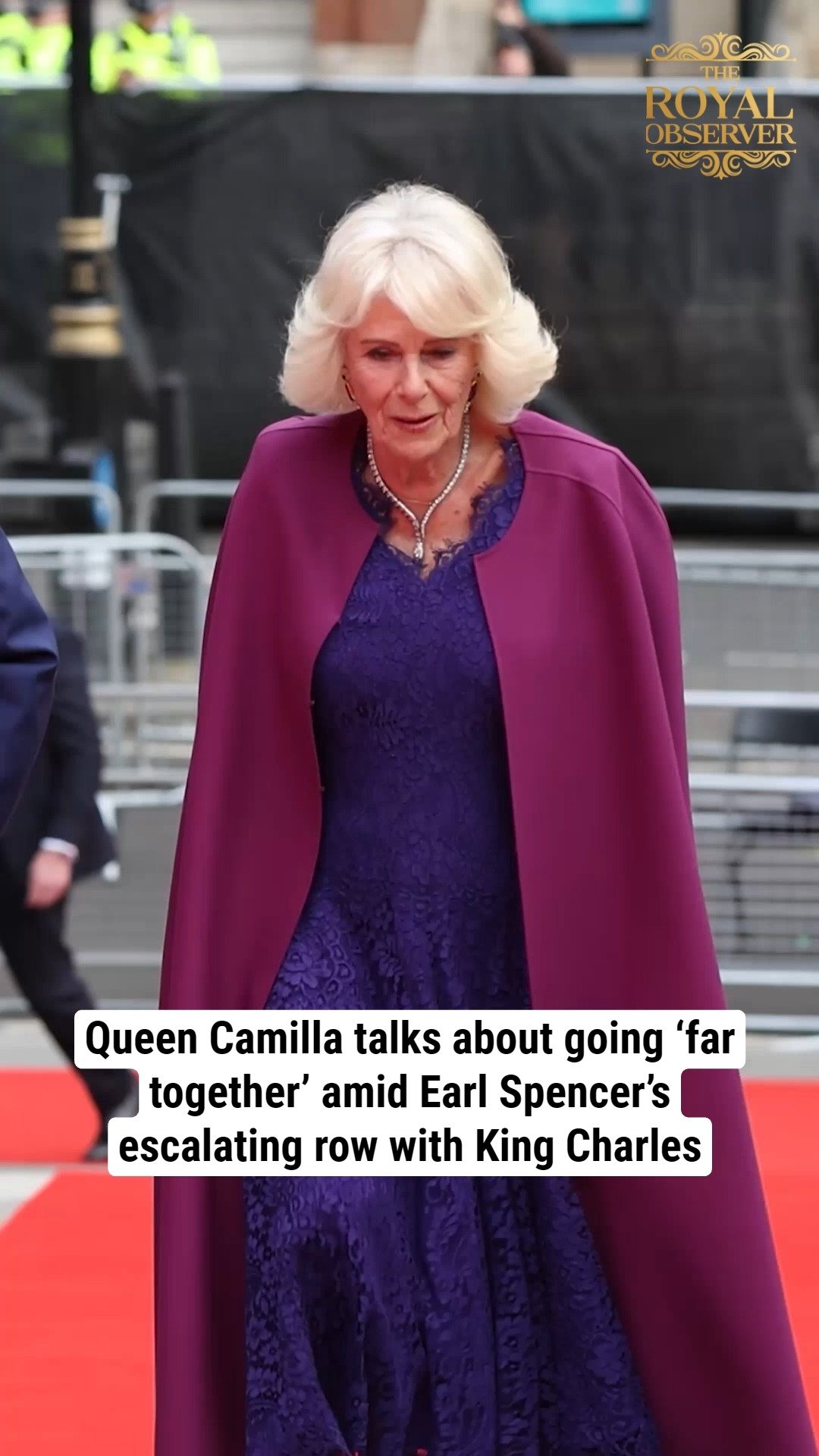 Queen Camilla talks about going ‘far together’ amid Earl Spencer’s escalating row with King Charles