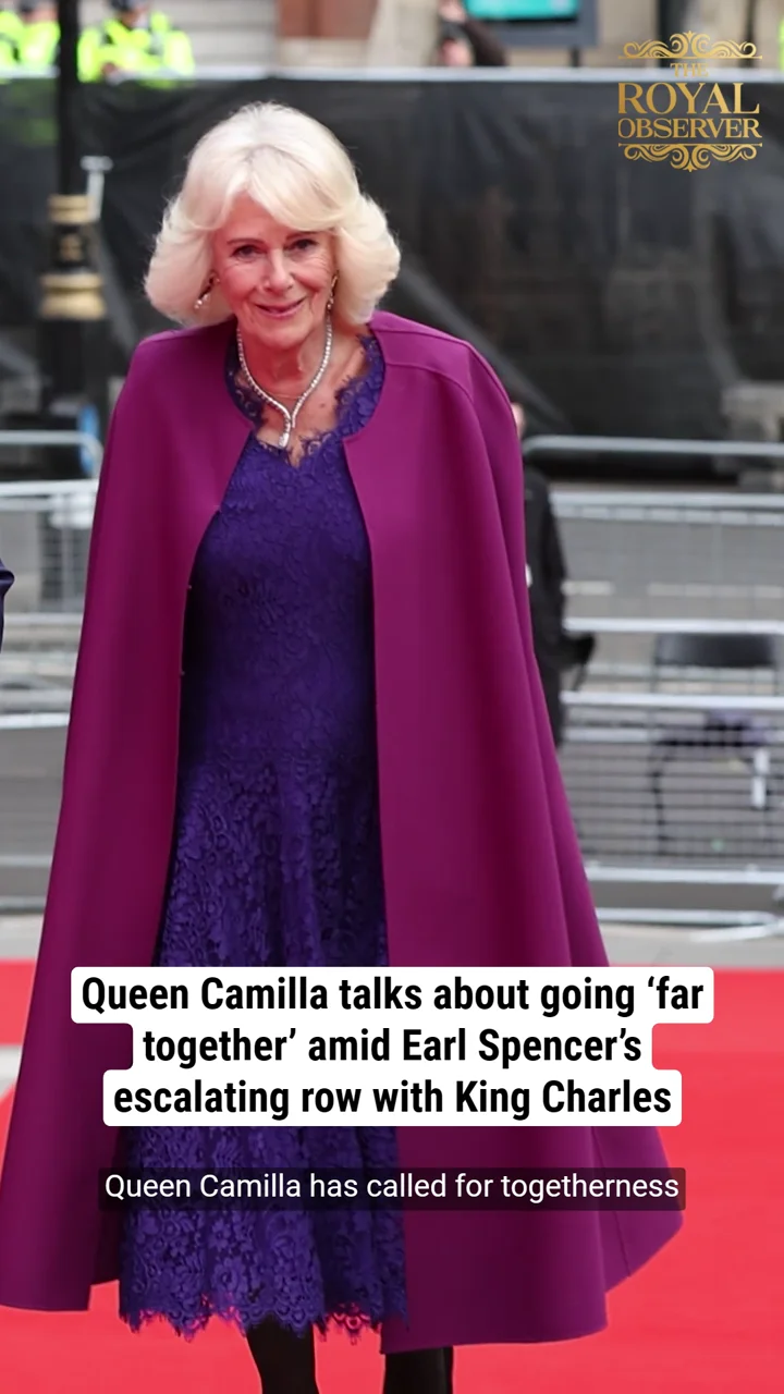Queen Camilla talks about going ‘far together’ amid Earl Spencer’s escalating row with King Charles