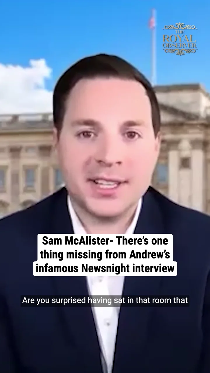 Sam McAlister- There’s one thing missing from Andrew’s infamous Newsnight interview