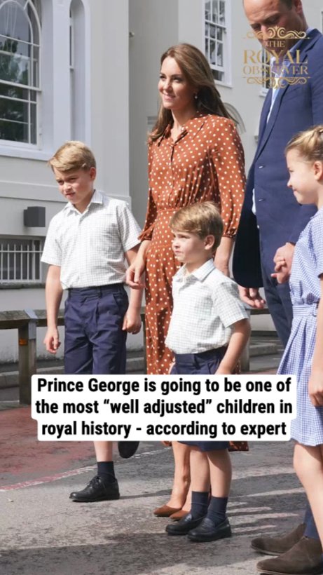 Prince George is going to be one of the most “well adjusted” children in royal history - according to expert