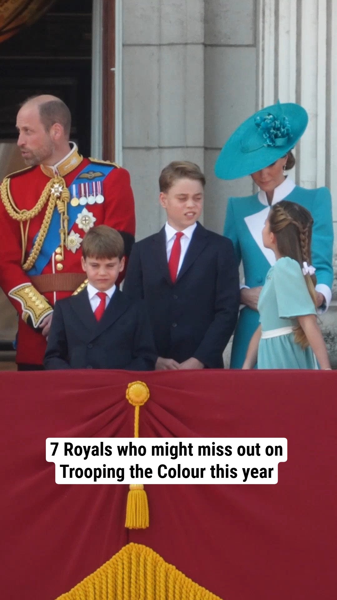 7 Royals who might miss out on Trooping the Colour this year