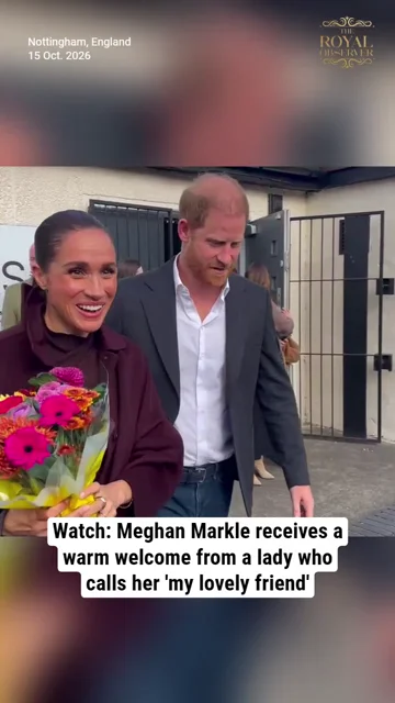 Watch: Meghan Markle receives a warm welcome from a lady who calls her 'my lovely friend'