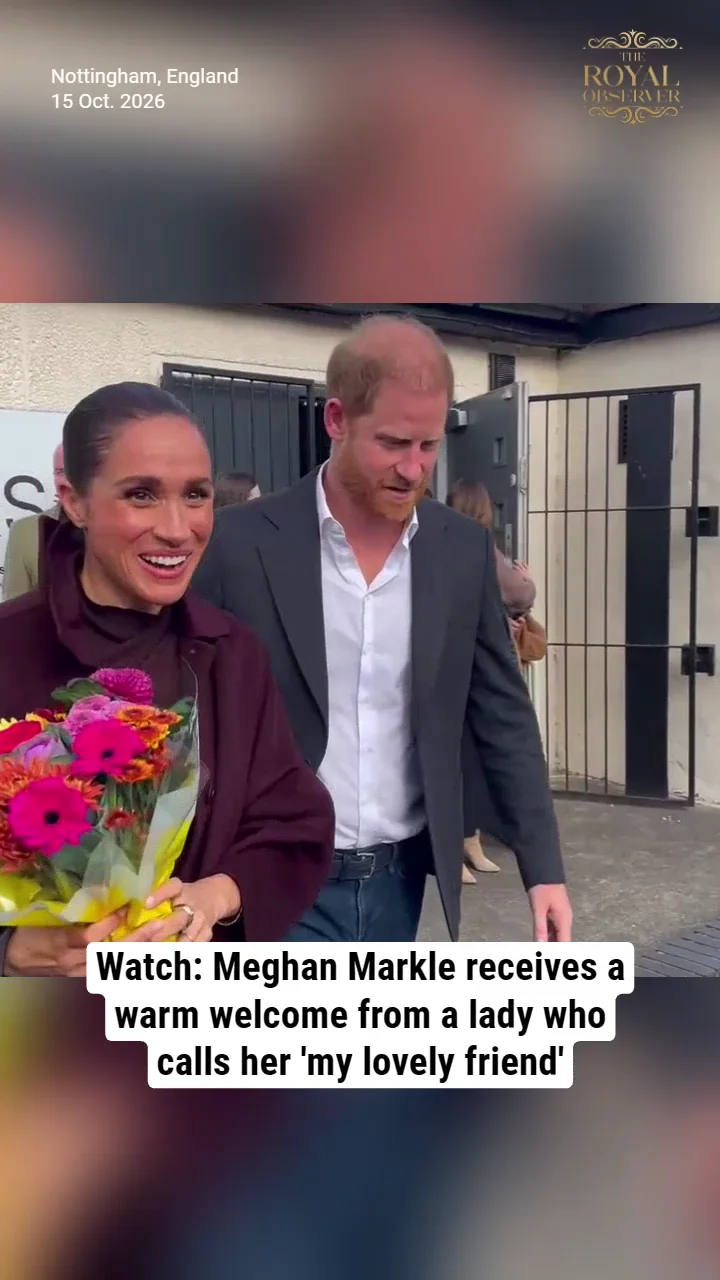 Watch: Meghan Markle receives a warm welcome from a lady who calls her 'my lovely friend'