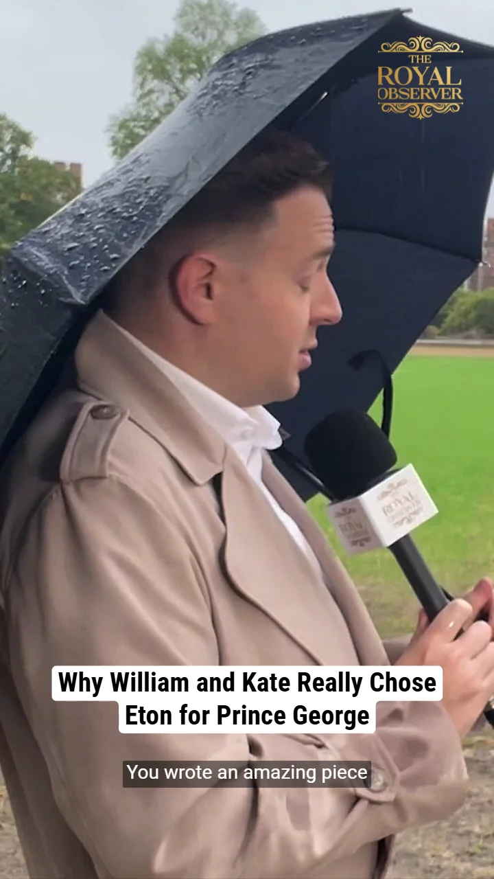 Why William and Kate Really Chose Eton for Prince George