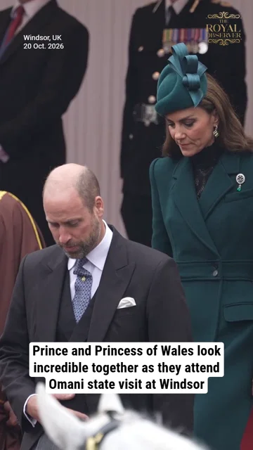 Prince and Princess of Wales look incredible together as they attend Omani state visit at Windsor