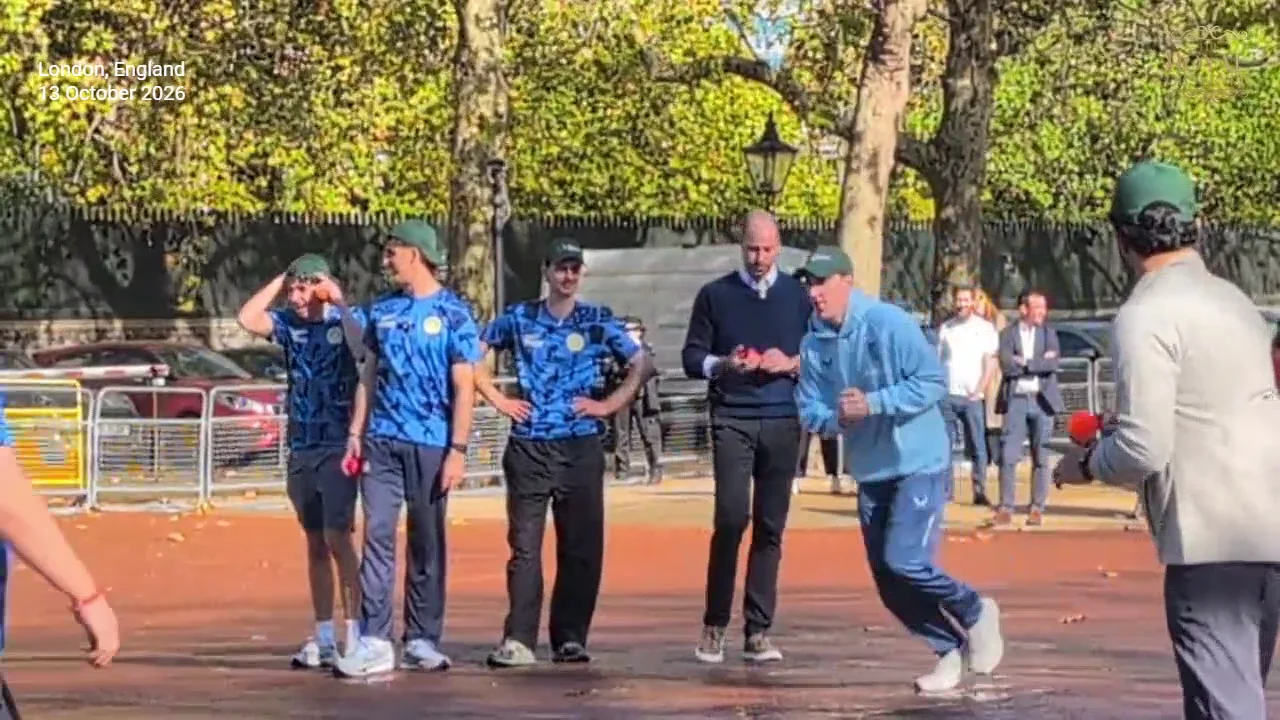 Prince William Proves He's a Natural as He Shows Off His Cricket Skills in London