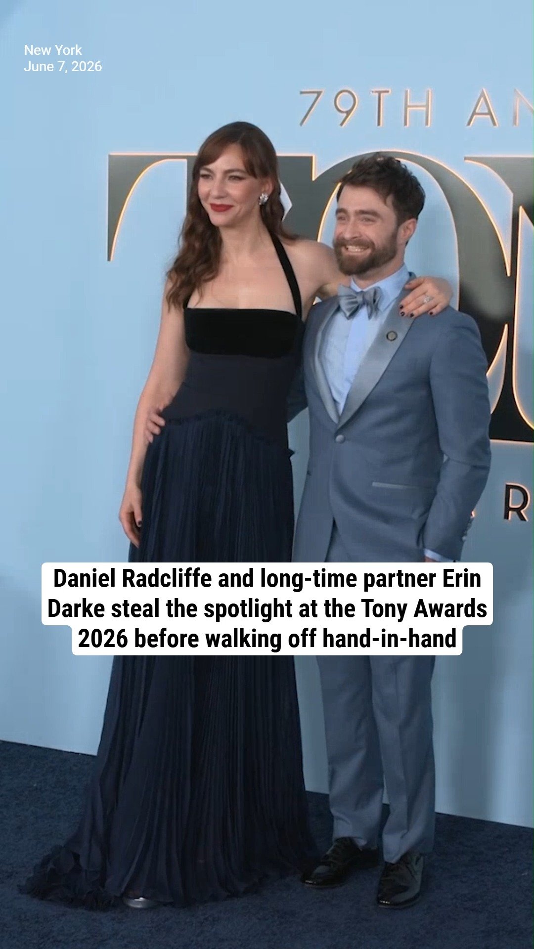 Daniel Radcliffe and long-time partner Erin Darke steal the spotlight at the Tony Awards 2026 before walking off hand-in-hand