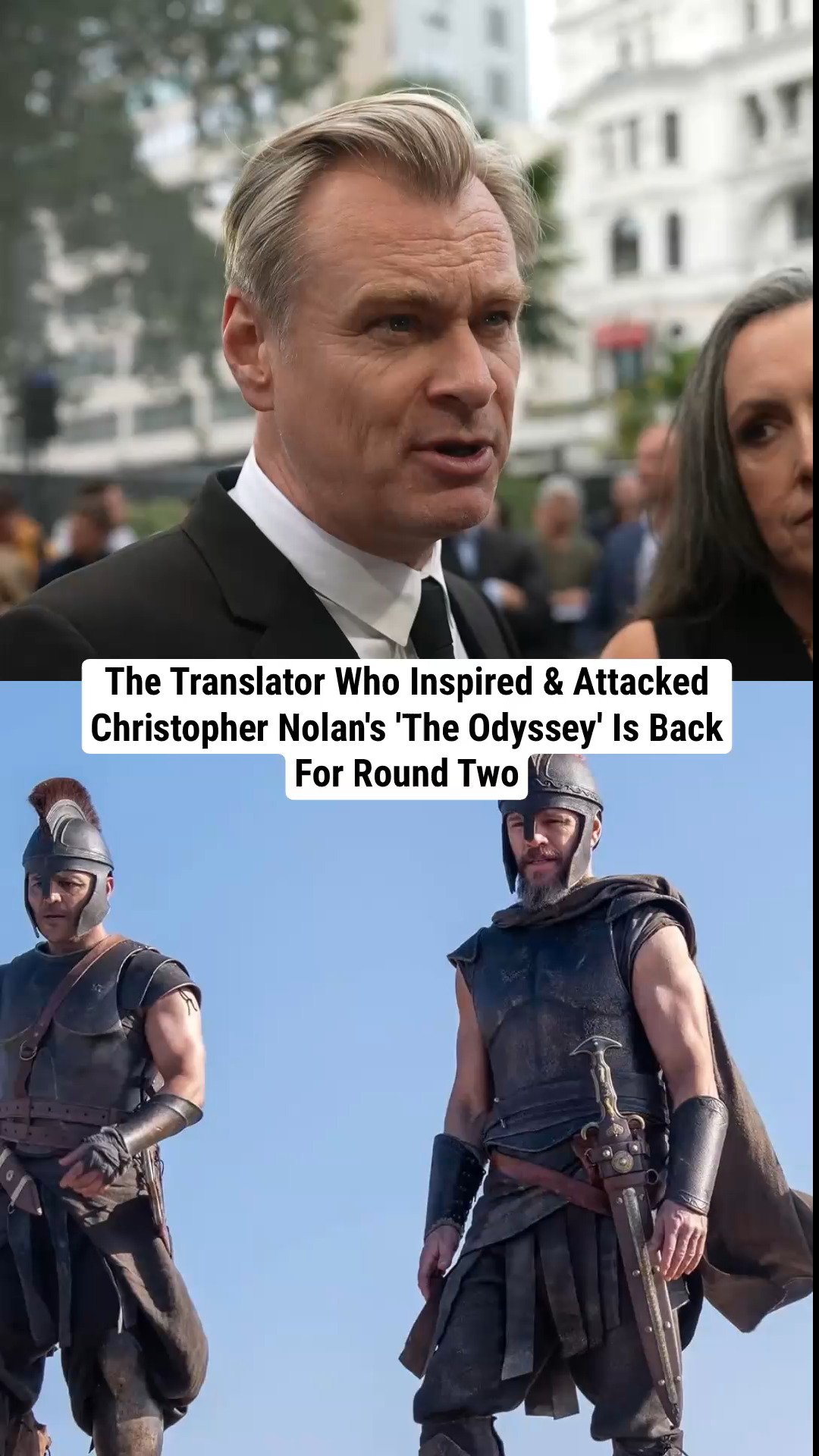 The Translator Who Inspired & Attacked Christopher Nolan's 'The Odyssey' Is Back For Round Two
