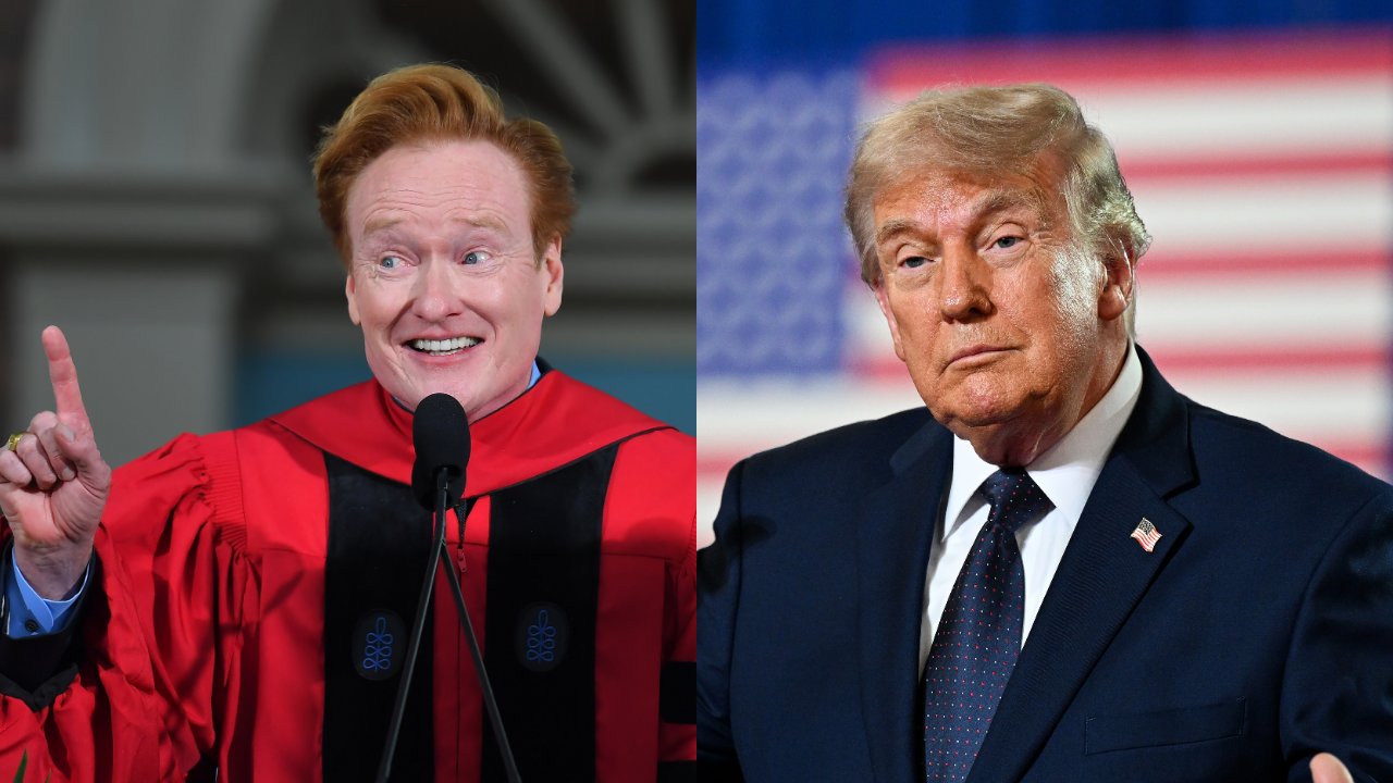 Conan O’Brien sarcastically agrees with Donald Trump during Harvard commencement speech