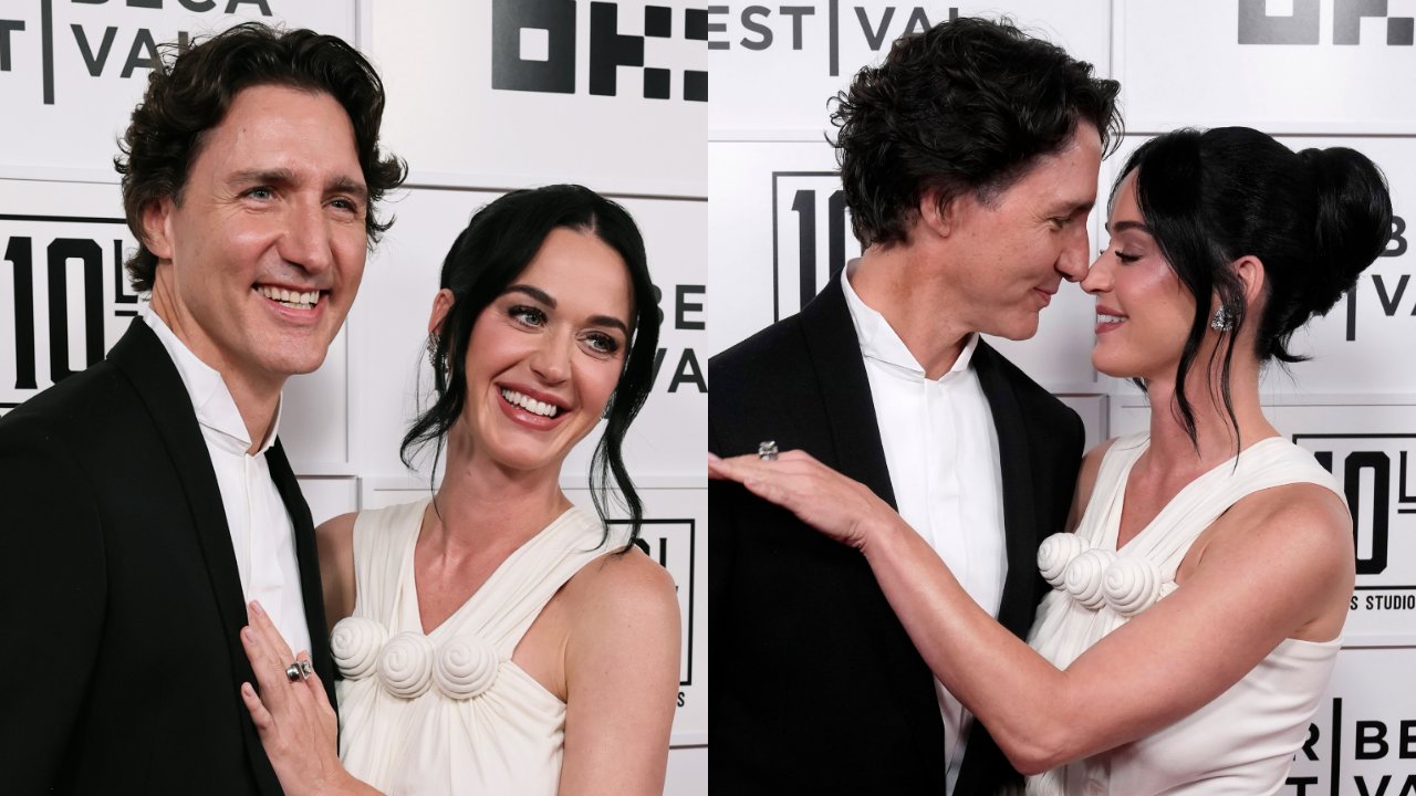 WATCH: Katy Perry and Justin Trudeau amp up PDA in official red carpet debut at Tribeca Festival!