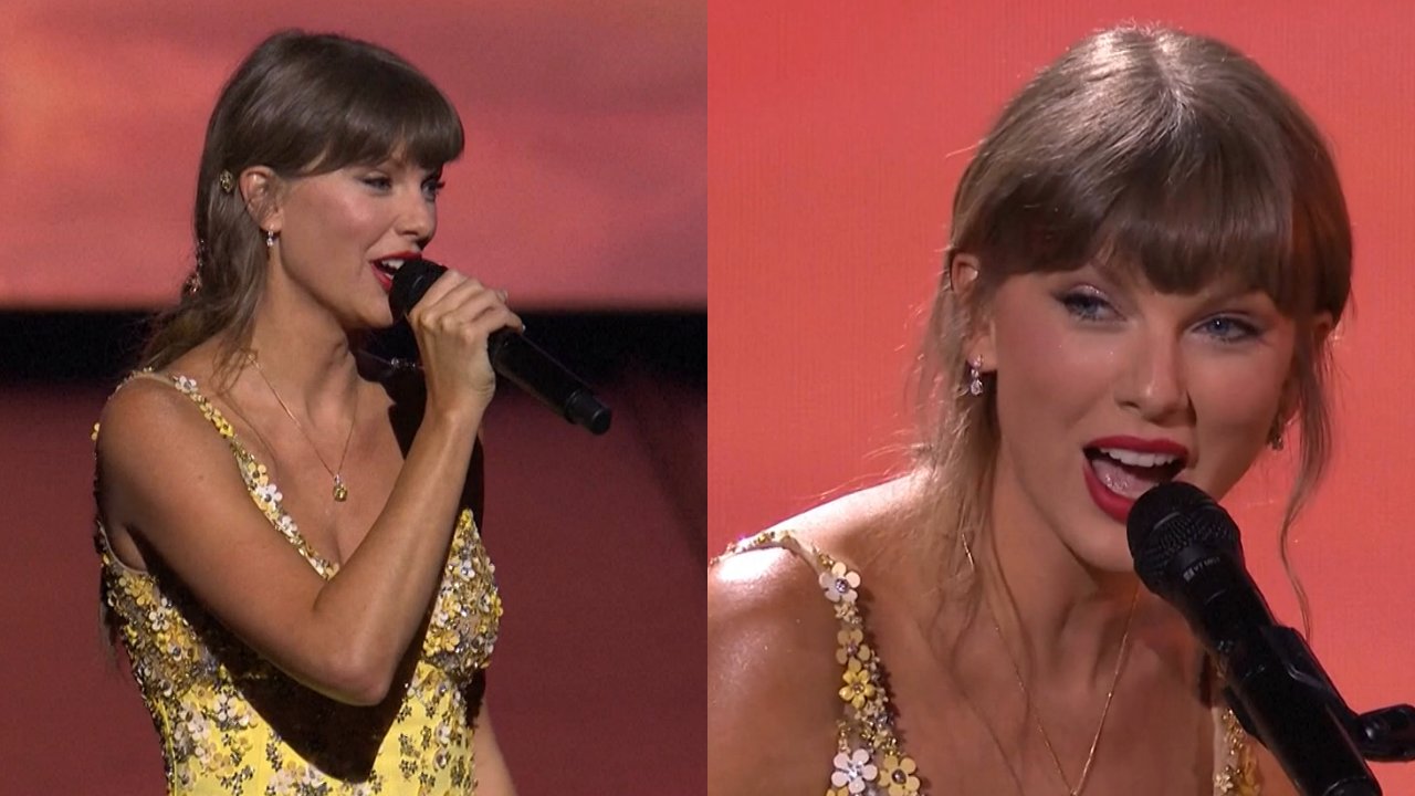 Taylor Swift gets emotional talking about her Toy Story 5 song, delivers enchanting new performance