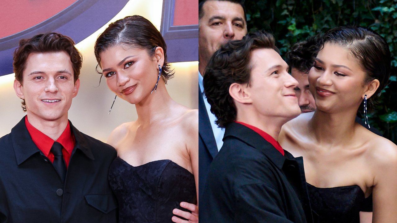 Tom Holland makes Zendaya laugh throughout Spider-man event in first red carpet together in 4 years