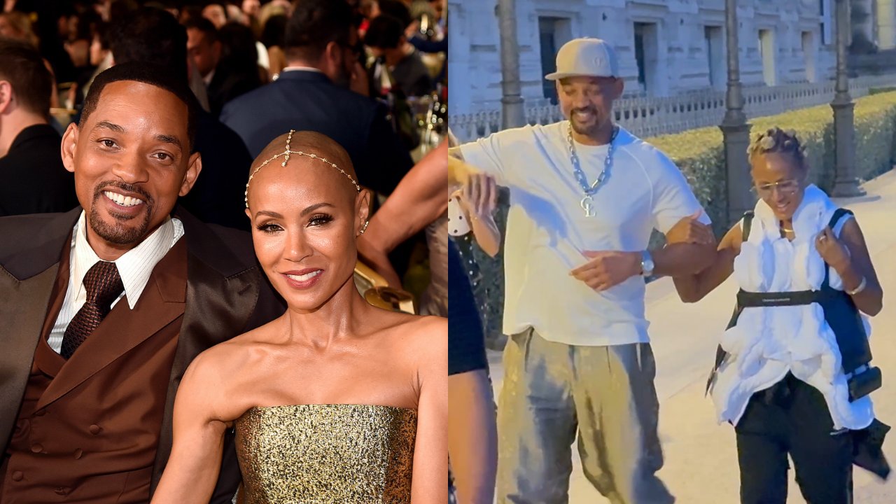 Will Smith, Jada Pinkett Smith Are Inseparable In Rare Loved-Up Outing In Paris