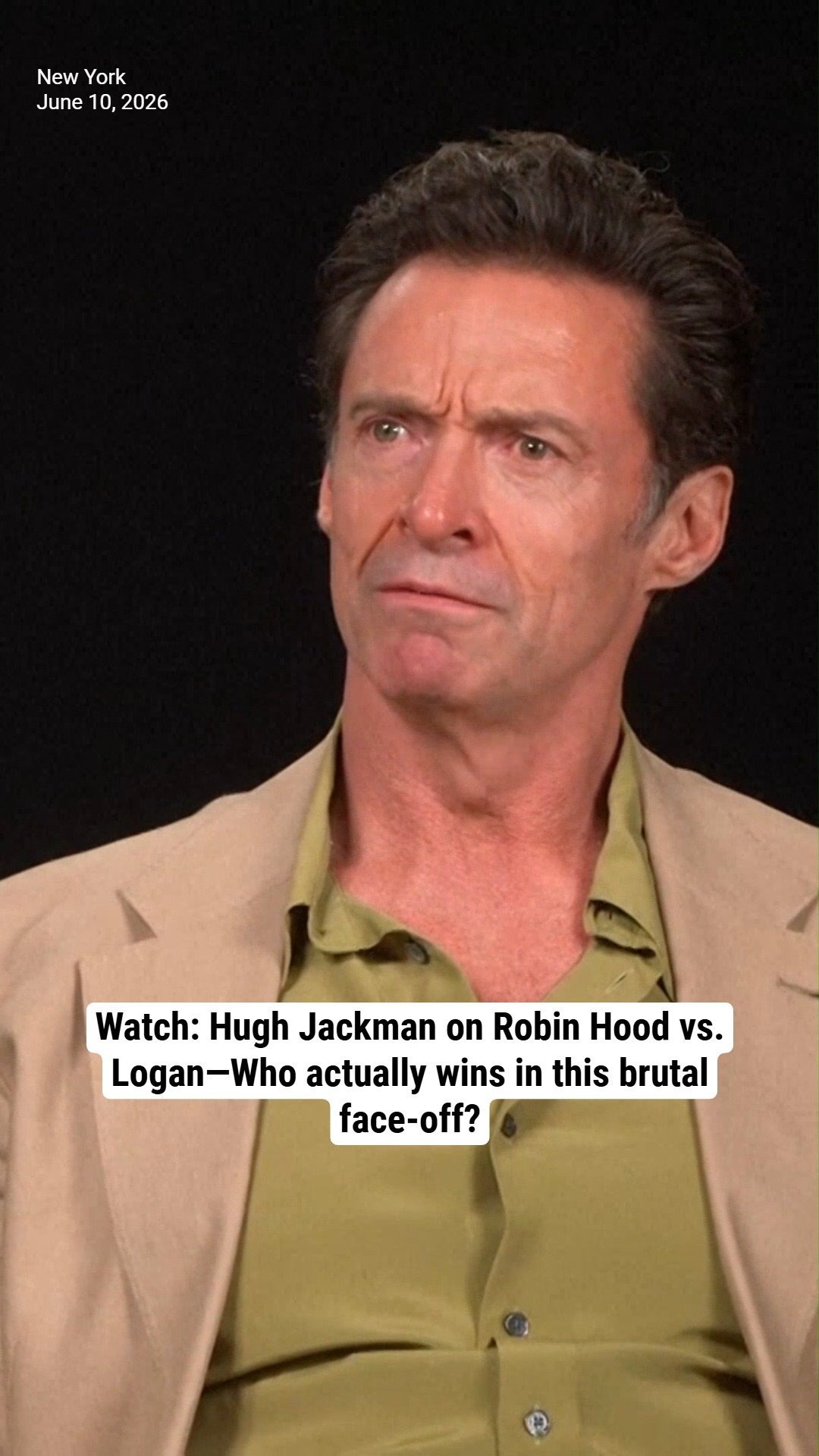 Watch: Hugh Jackman on Robin Hood vs. Logan—Who actually wins in this brutal face-off?