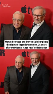 Martin Scorsese and Steven Spielberg have the ultimate legendary reunion, 35 years after their iconic 'Cape Fear' collaboration