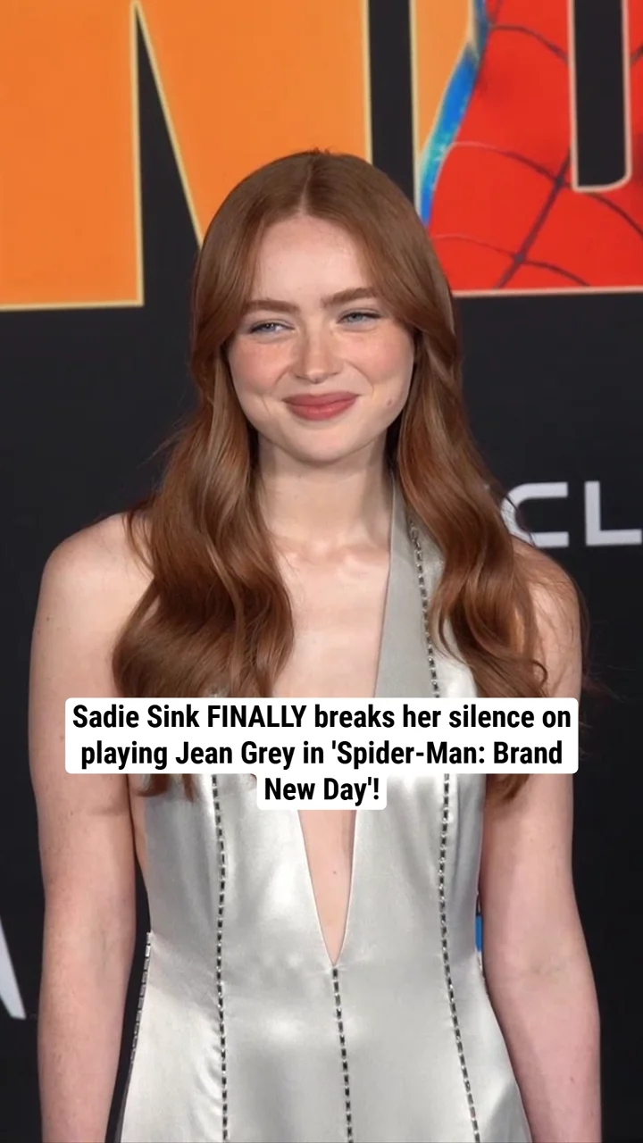 Sadie Sink FINALLY breaks her silence on playing Jean Grey in 'Spider-Man: Brand New Day'!