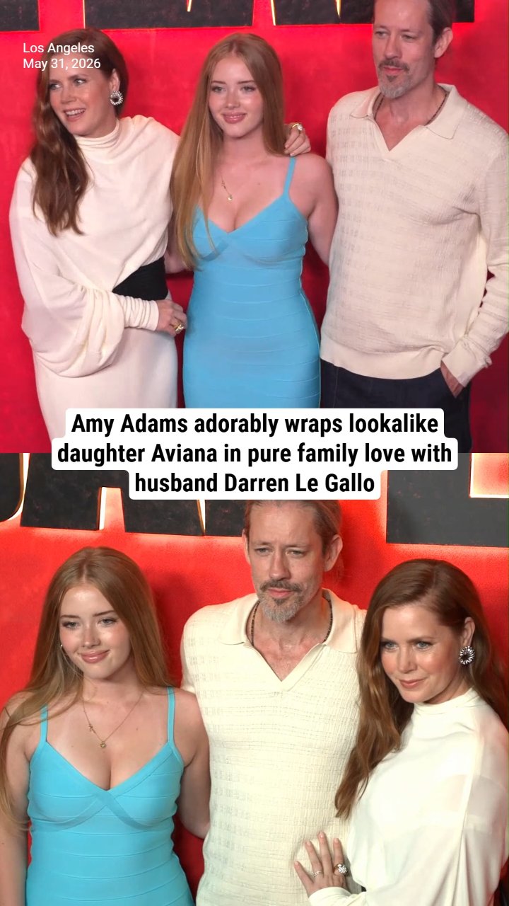 Amy Adams adorably wraps lookalike daughter Aviana in pure family love with husband Darren Le Gallo