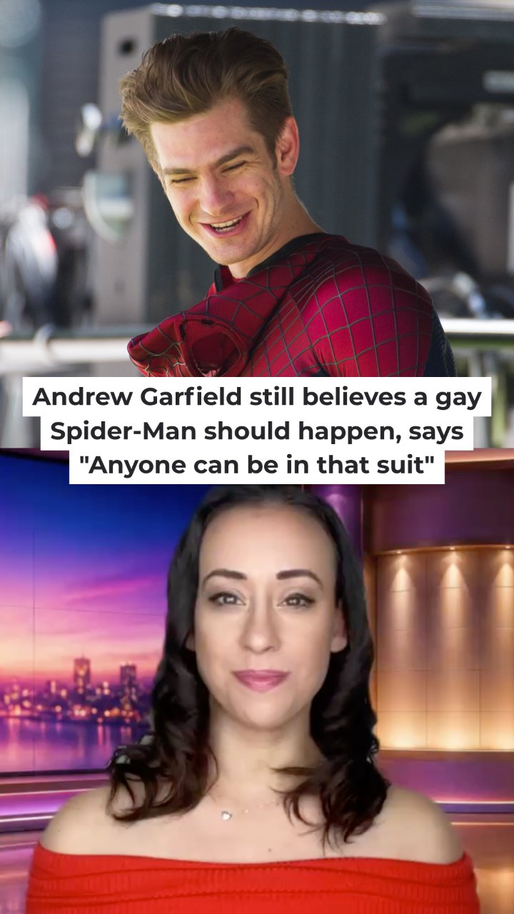 Andrew Garfield still believes a gay Spider-Man should happen, says "Anyone can be in that suit"