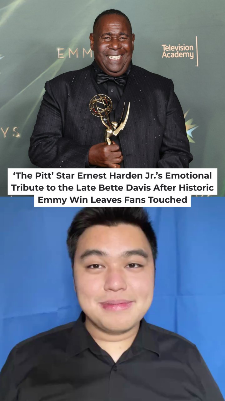 ‘The Pitt’ Star Ernest Harden Jr.’s Emotional Tribute to the Late Bette Davis After Historic Emmy Win Leaves Fans Touched