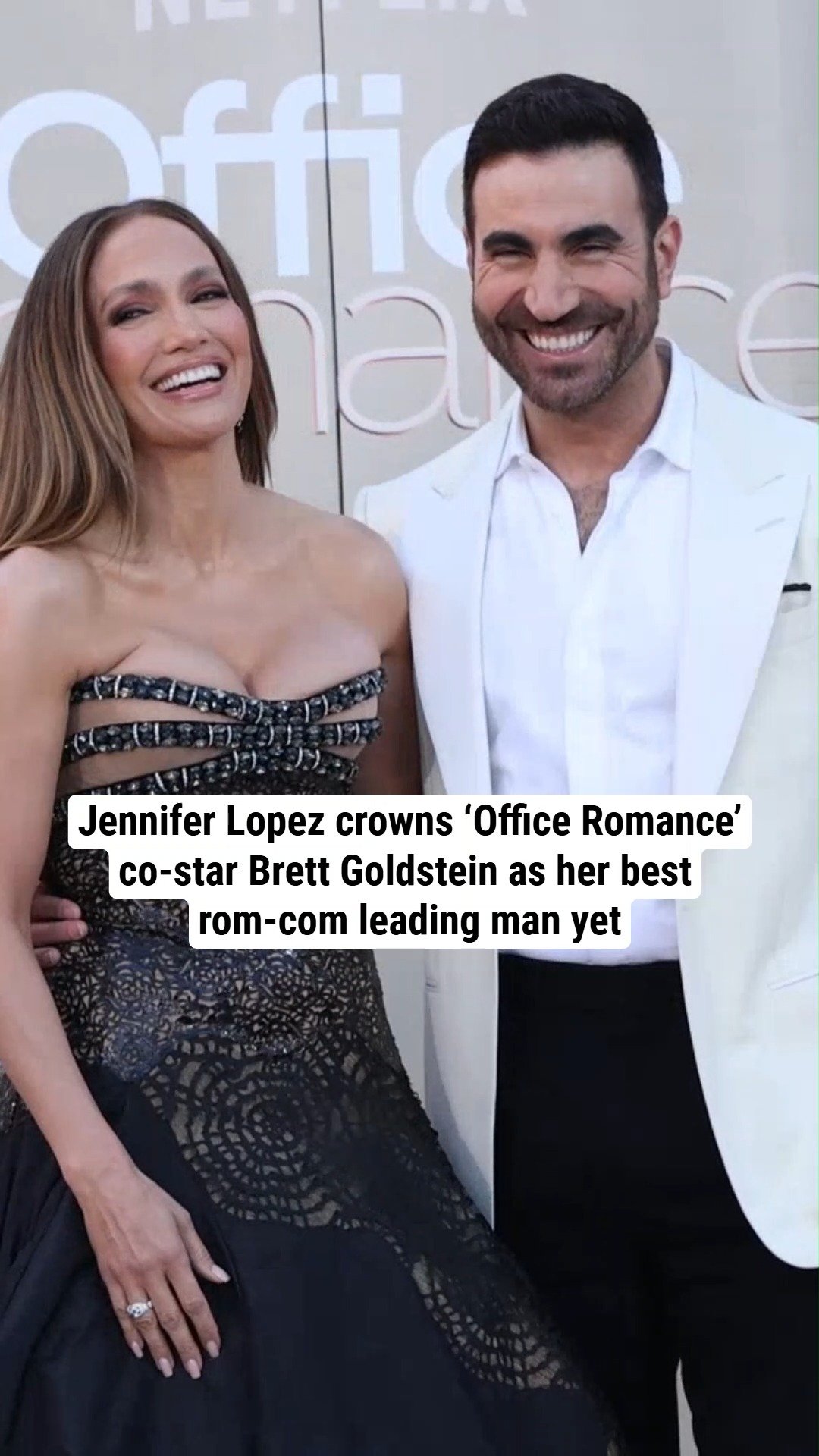 Jennifer Lopez crowns ‘Office Romance’ co-star Brett Goldstein as her best rom-com leading man yet