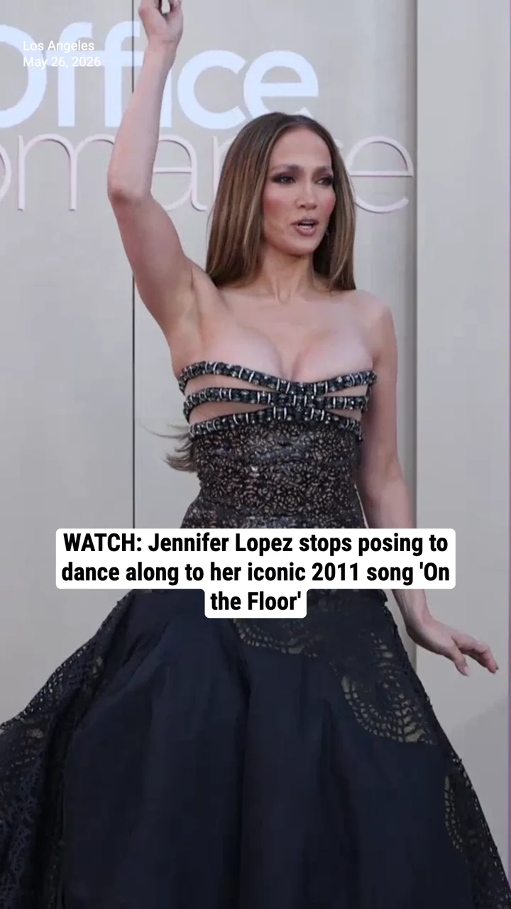 WATCH: Jennifer Lopez stops posing to dance along to her iconic 2011 song 'On the Floor'