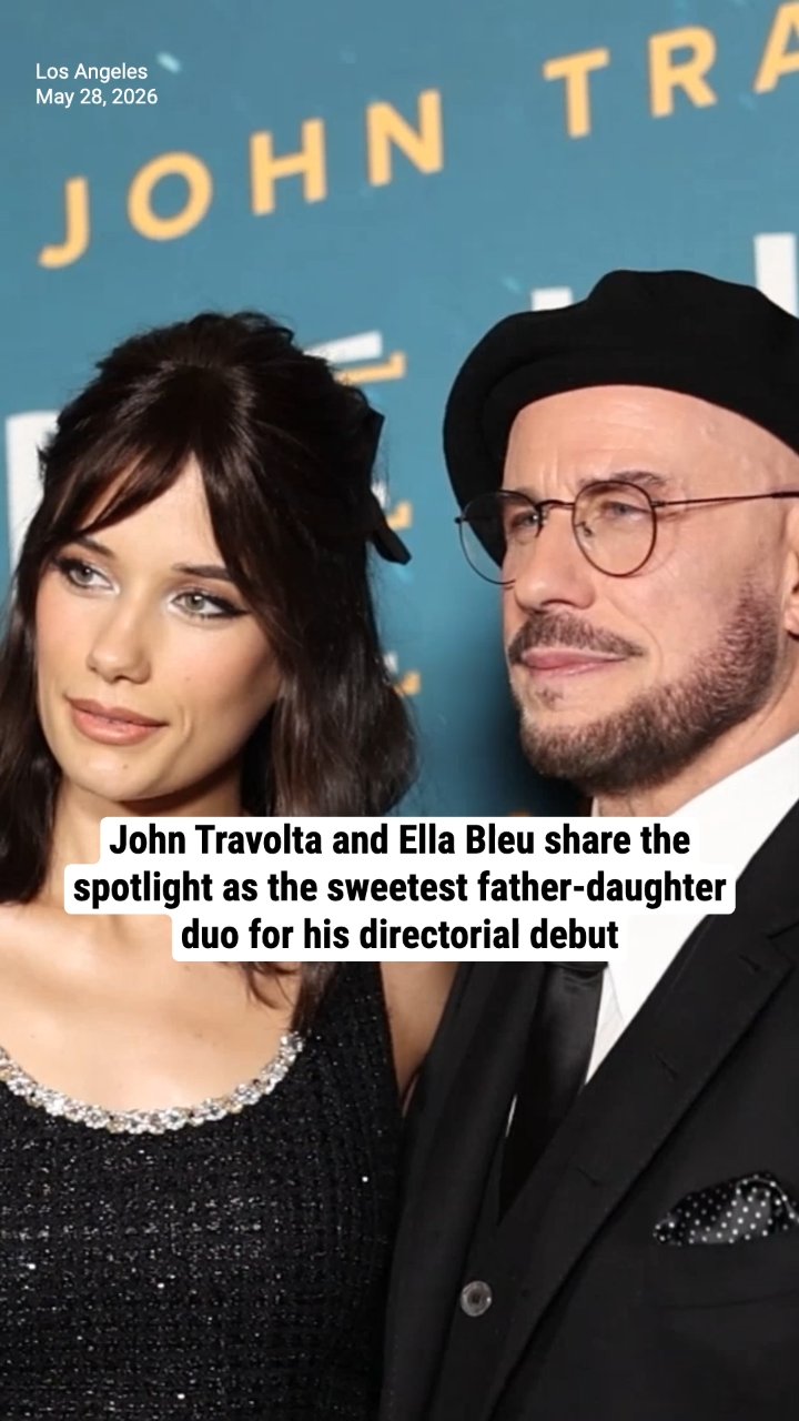 John Travolta and Ella Bleu share the spotlight as the sweetest father-daughter duo for his directorial debut