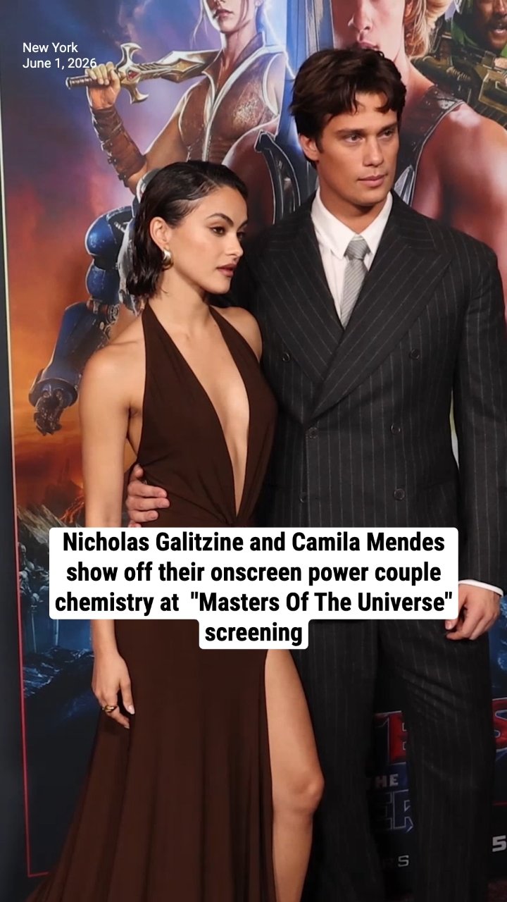Nicholas Galitzine and Camila Mendes show off their onscreen power couple chemistry at  'Masters Of The Universe' screening