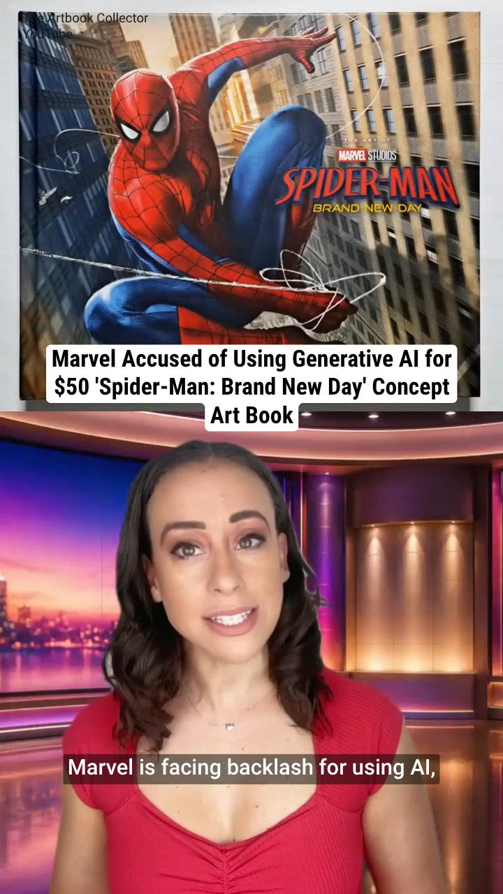 Marvel Accused of Using Generative AI for $50 'Spider-Man: Brand New Day' Concept Art Book