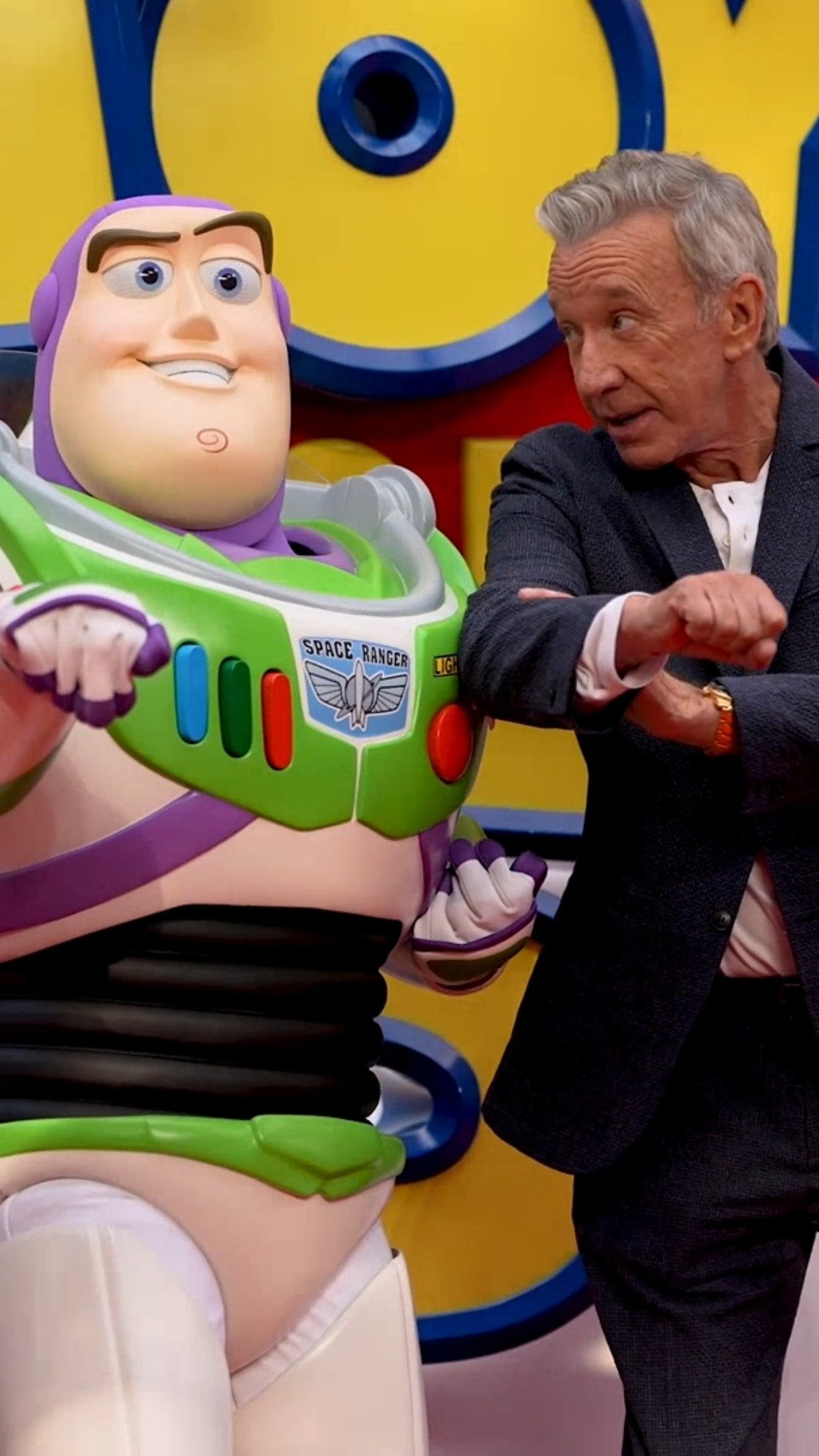 Tim Allen Brings Back 'Toy Story' Nostalgia in Playful Pose With Buzz Lightyear