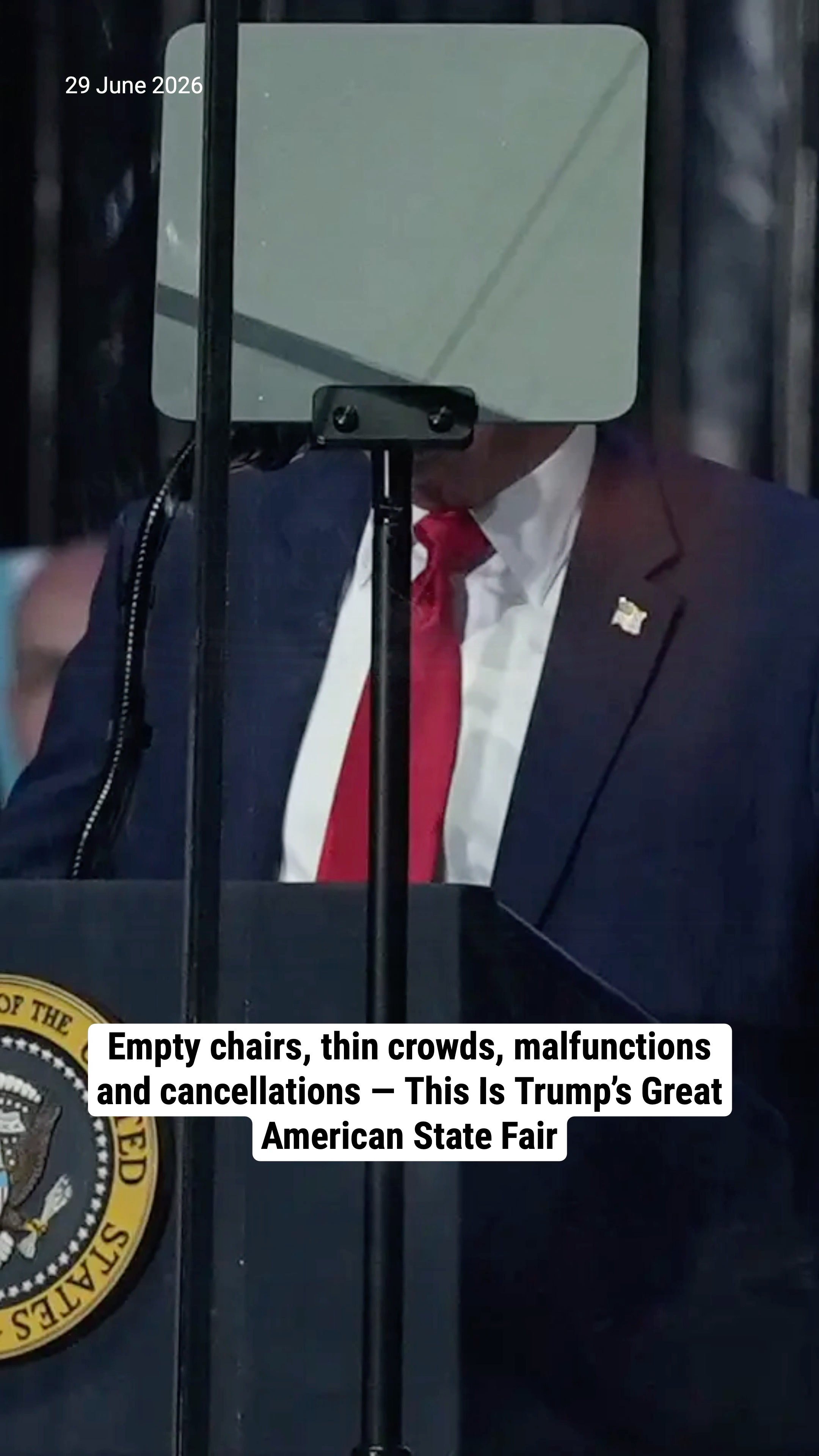 Trump's Great American State Fair is a disaster