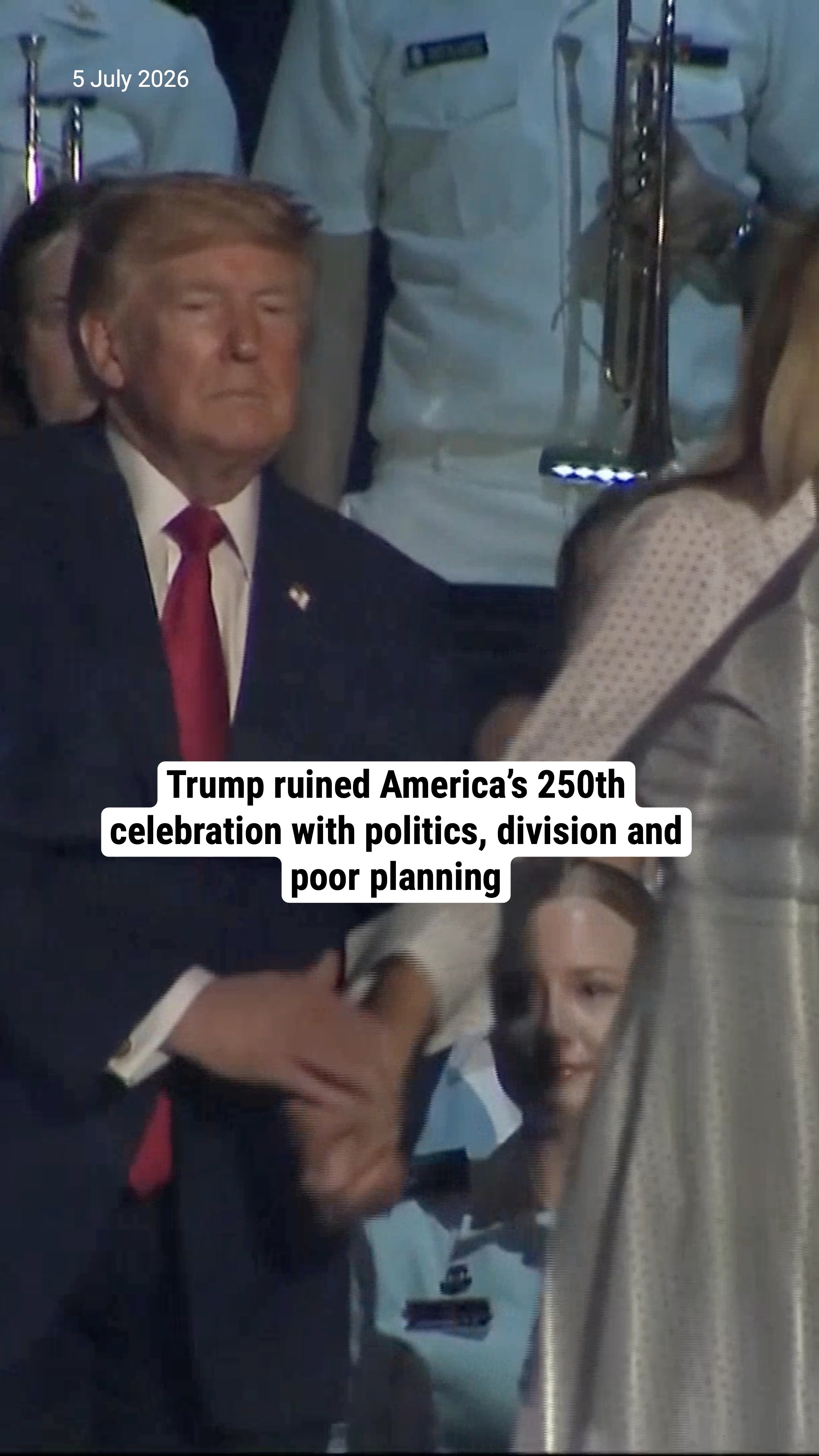 Trump ruined America’s 250th celebration with politics, division and poor planning