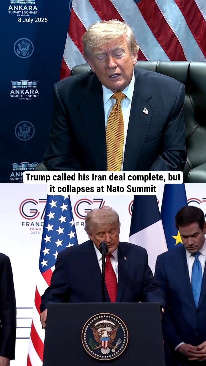 Trump called his Iran deal complete, but it collapses at NATO Summit