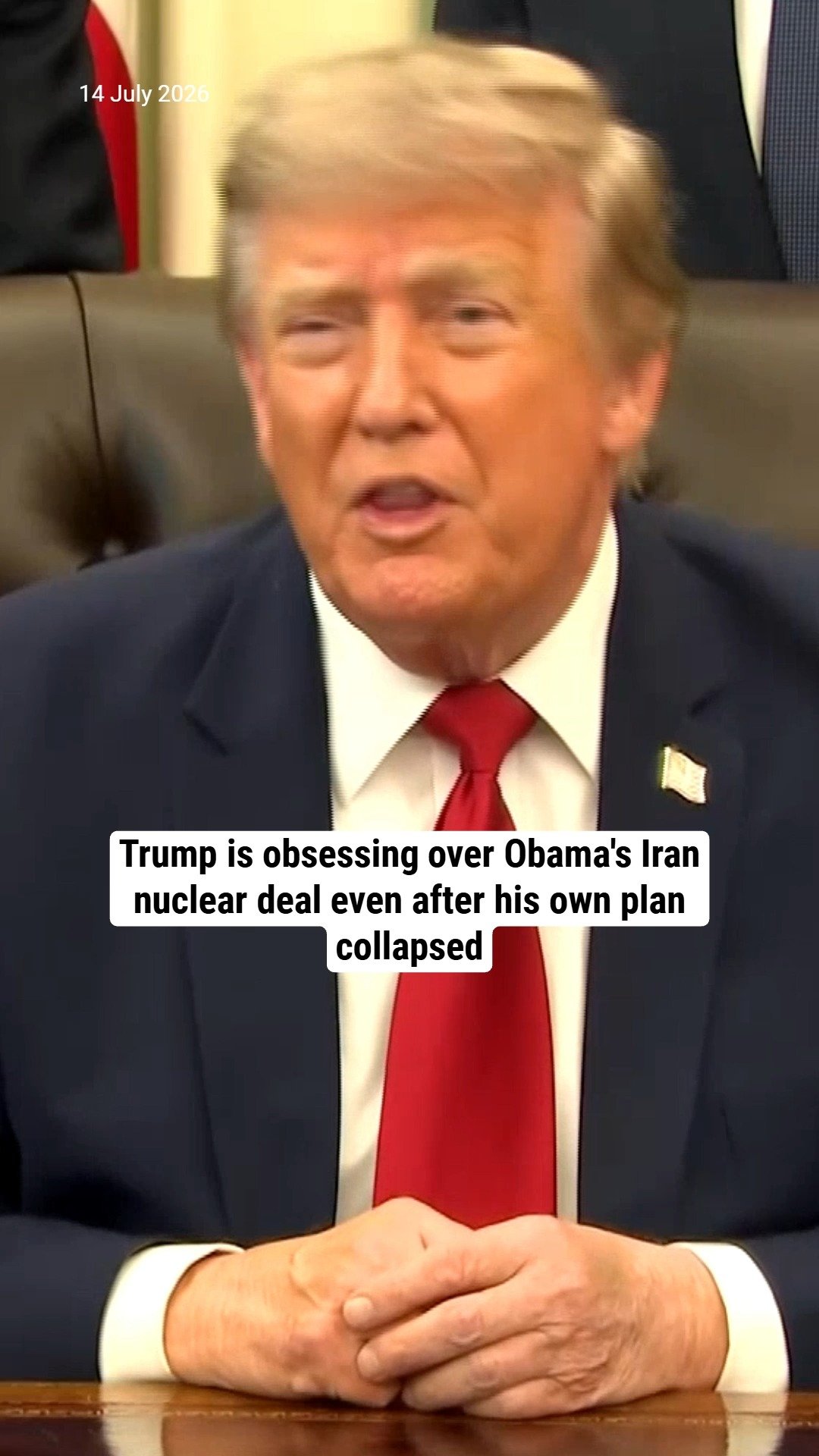 Trump is obsessing over Obama's Iran nuclear deal even after his own plan collapsed