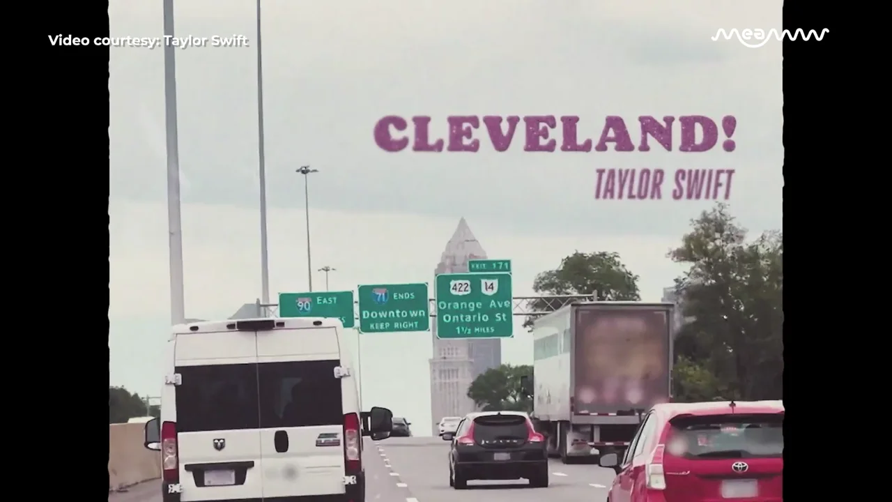 Taylor Swift Shares Private Footage of Travis Kelce Showing Her His Cleveland Roots